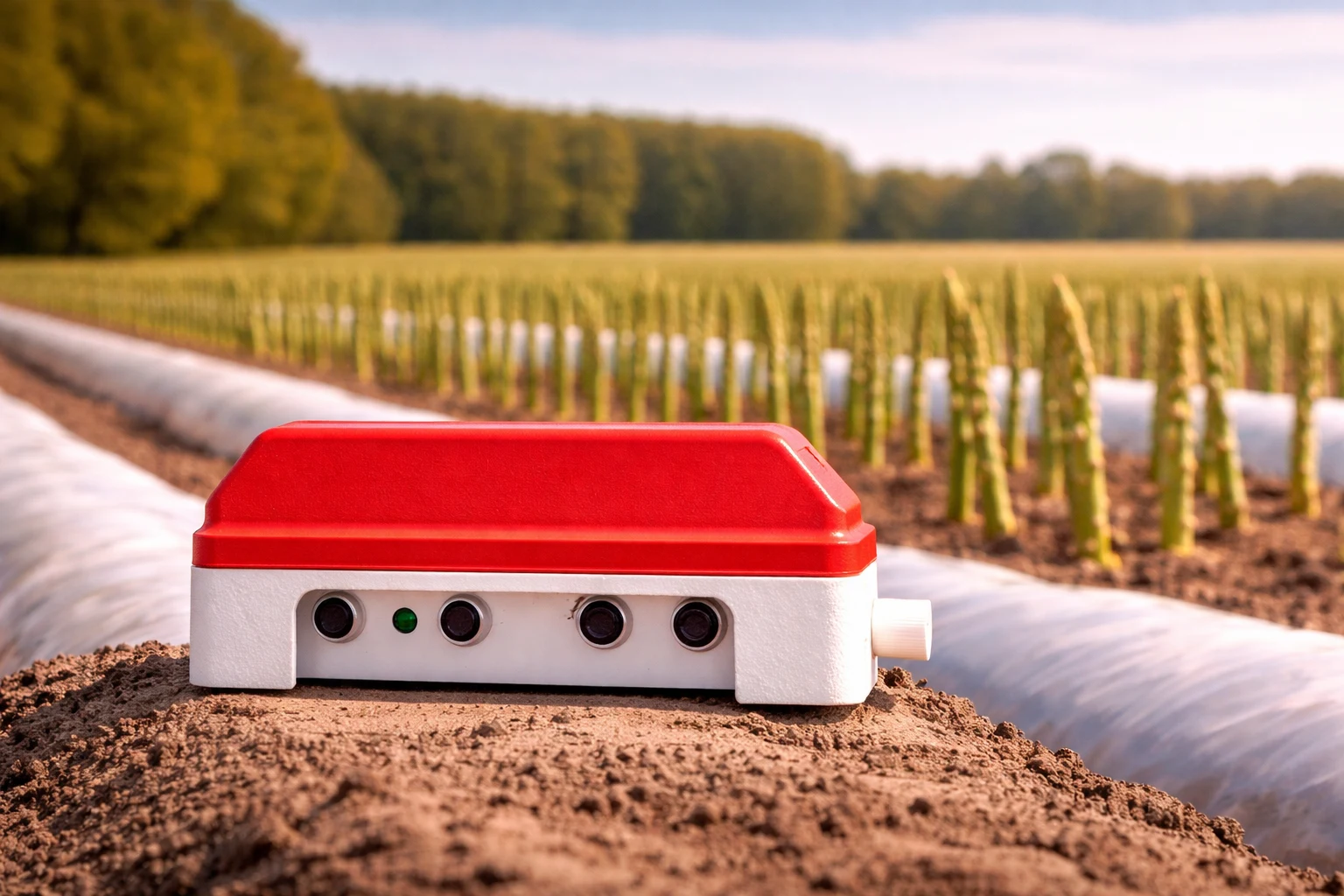 IoT Messtechnik im Einsatz - Umweltmessstation auf einem Feld